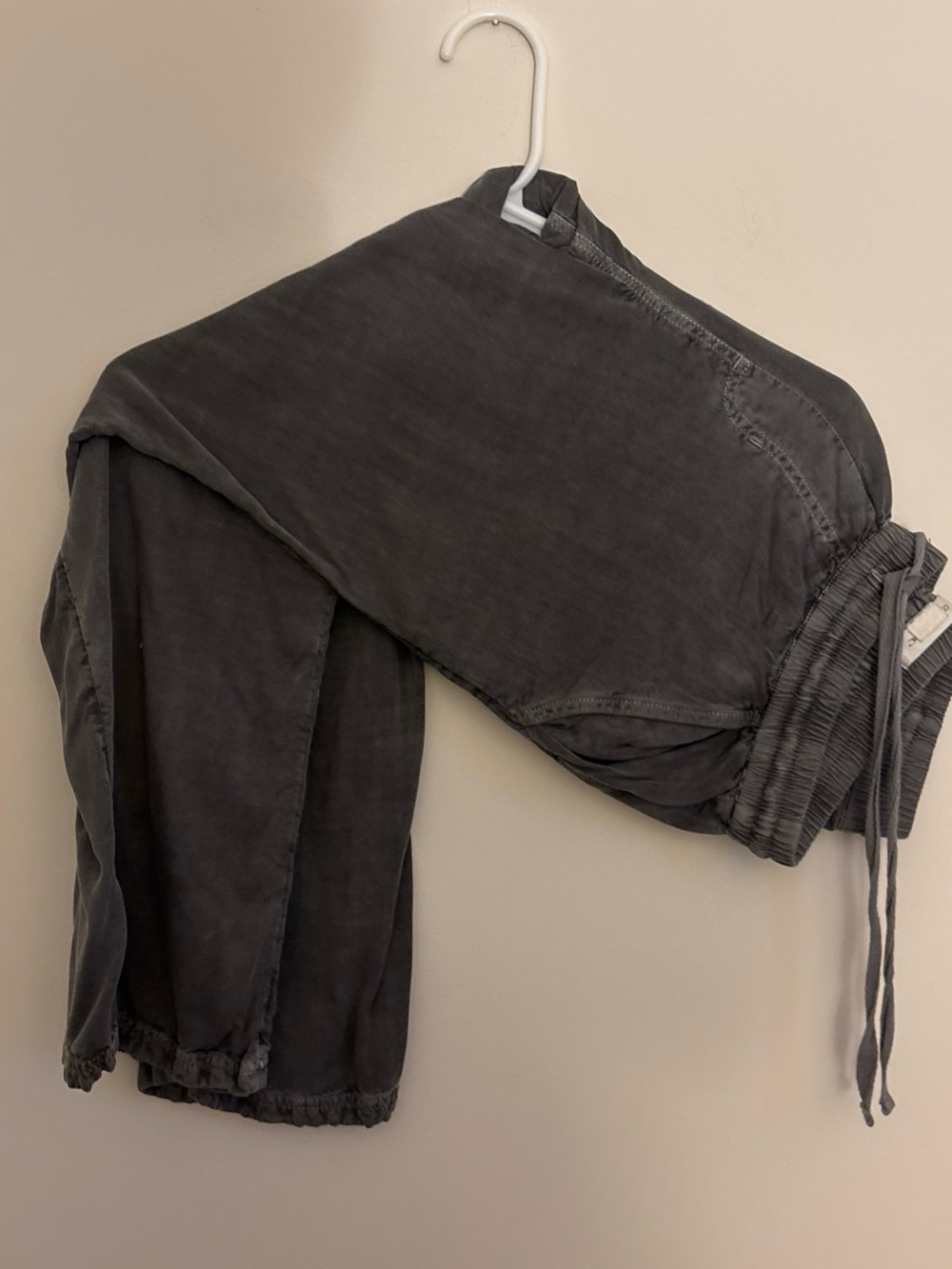 O'Neill Gray Ribbed Drawstring Pants